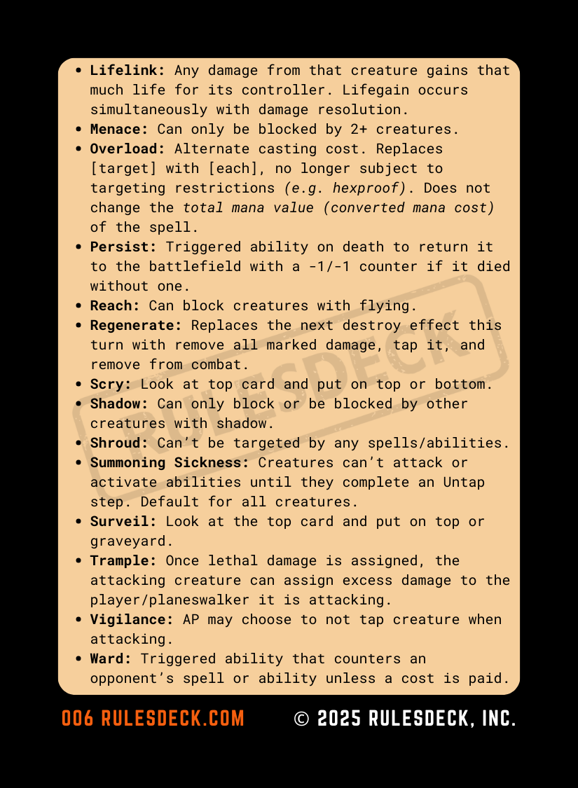 Commander RulesDeck