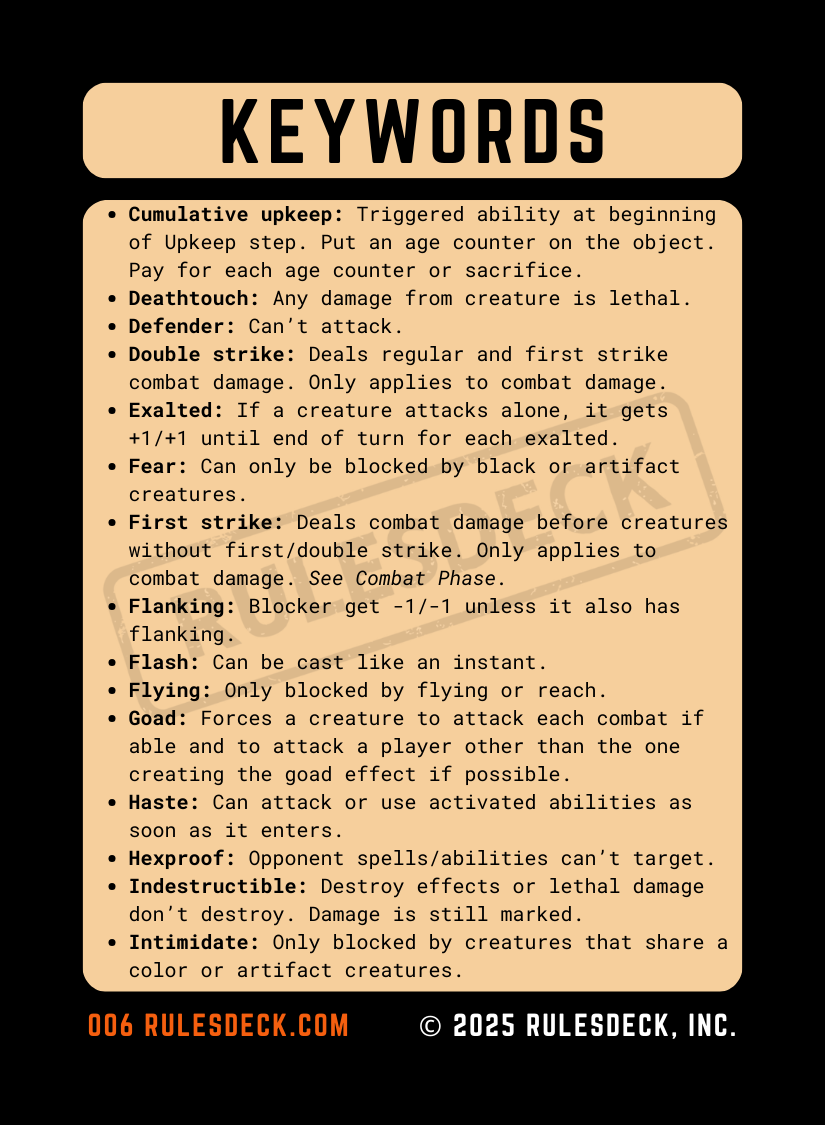 Commander RulesDeck