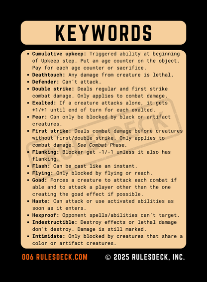 Commander RulesDeck